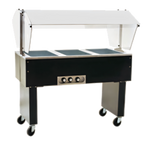 Thumbnail image #1 for Eagle Group Service Mate BPDHT3-240 Portable 3-Well Buffet Hot Food Table, 48-Inch, 240V, Stainless Steel Top