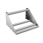 Thumbnail image #1 for Klinger's Trading TSW1922 Wall-Mounted Tubular Glass Rack Sorting Shelf, 22 x 18-1/2 Inches, 14-Gauge 304 Stainless Steel