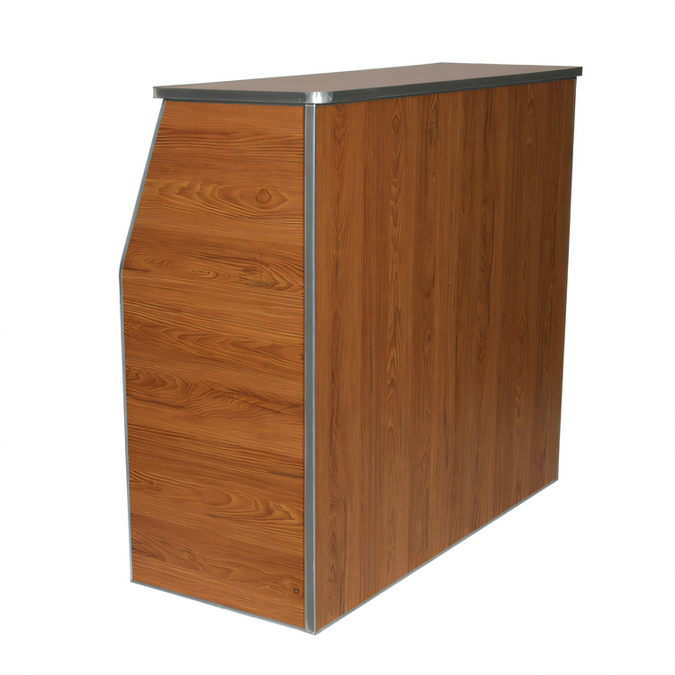 Product image #1 for Amara 4-Foot Folding Portable Bar Table, Maple Woodgrain Laminate