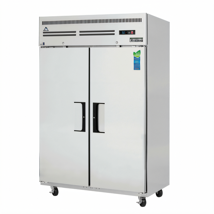 Product image #1 for Everest Refrigeration ESR2 Two-Section Reach-In Refrigerator, 48 Cu. Ft., Self-Contained Top-Mounted, Stainless Steel