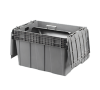 Tote 'N Store Large Gray Polypropylene Chafer Storage Box