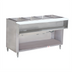 Thumbnail image #1 for Advance Tabco Triumph Supreme 4-Well Water Bath Hot Food Table, Natural Gas, Stainless Steel with Open Undershelf