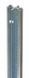 Thumbnail image #1 for Back-To-Back Stainless Steel Floor-To-Ceiling Cantilever Shelving Upright, 60-Inch