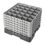 Thumbnail image #2 for Cambro Camrack® 25S1214163 Full-Size Low-Profile 25-Compartment Glass Rack, Red, with 6 Extenders, 3 7/16" Dia. x 12 5/8" H Case of 2