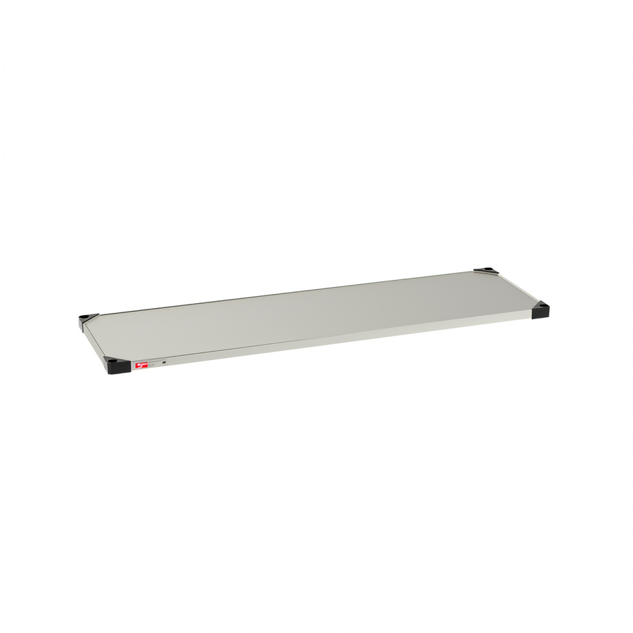 Product image #1 for Metro Super Erecta 60 Inch x 18 Inch Flat Solid Stainless Steel Shelf with Raised Ship's Edge