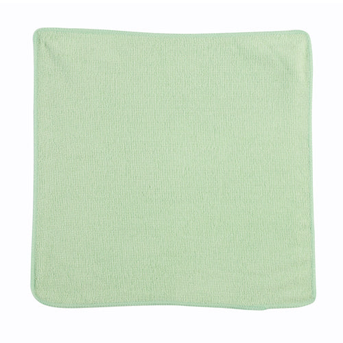 Product image #1 for Rubbermaid Commercial Products Light-Duty Microfiber Cleaning Cloth, 12 x 12 Inch, Bleach Safe, Green, 24 Cloths per Bag