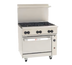 Thumbnail image #1 for Wolf Challenger XL 36-Inch 6-Burner Gas Restaurant Range with Standard Oven and High Shelf