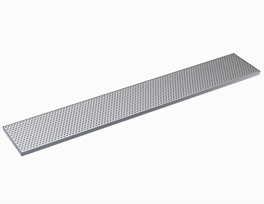 Product image #1 for Krowne 48-Inch x 8-Inch Brushed Stainless Steel Drip Tray