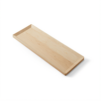 American Metalcraft Lyselle Collection Rectangular Maple Wood Serving Board, 24 x 8-3/4 Inches