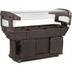 Thumbnail image #1 for Maximizer 6-Foot Mobile Ice-Cooled Food Bar with Tilting Acrylic Sneeze Guard, 6-Pan Capacity