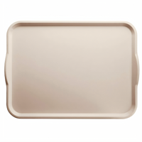 Cambro Camtray® Rectangular Fiberglass Tray with Handles, 15 x 20 In., Antique Parchment