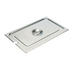 Thumbnail image #1 for Winco Full-Size 1/1 Slotted Steam Table Pan Cover with Handle, 25-Gauge 18/8 Stainless Steel
