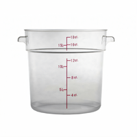 Omcan USA 80183 Commercial Food Storage Containers Case of 6