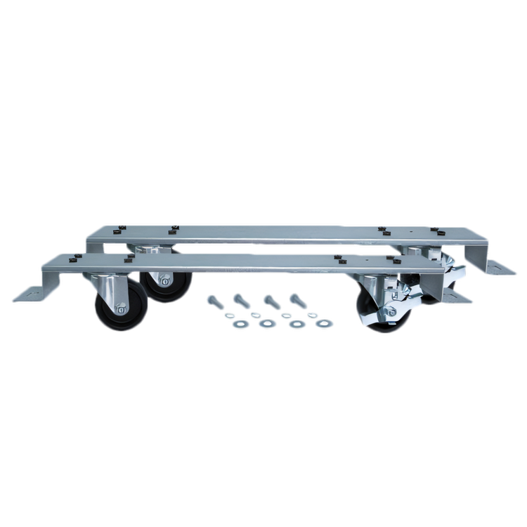 Product image #1 for Low Profile Channel Bar Set with Wheels for Back Bar Coolers up to MDD68