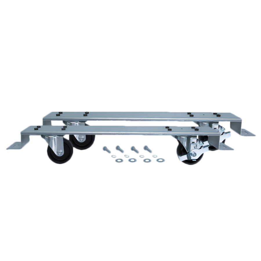 Product image #1 for Low Profile Channel Bar Set with Wheels for Back Bar Coolers up to MDD68