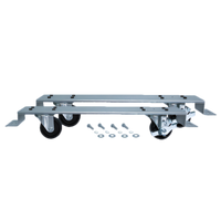 Low Profile Channel Bar Set with Wheels for Back Bar Coolers up to MDD68