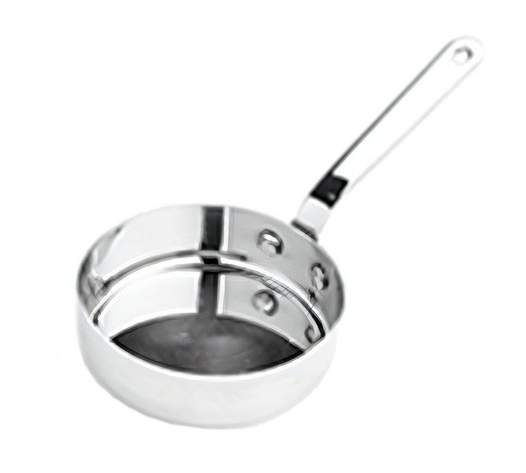 Product image #1 for American Metalcraft Mini Stainless Steel Fry Pan with Handle, 2-1/2 oz., 2-3/4-Inch Diameter