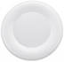 Thumbnail image #1 for Sierrus™ 12-Inch White Round Wide Rim Melamine Dinner Plate