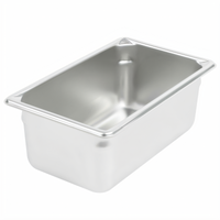 Vollrath Super Pan V 1/4 Size Solid Food Pan, 4-Inch Deep, 3 Qt Capacity