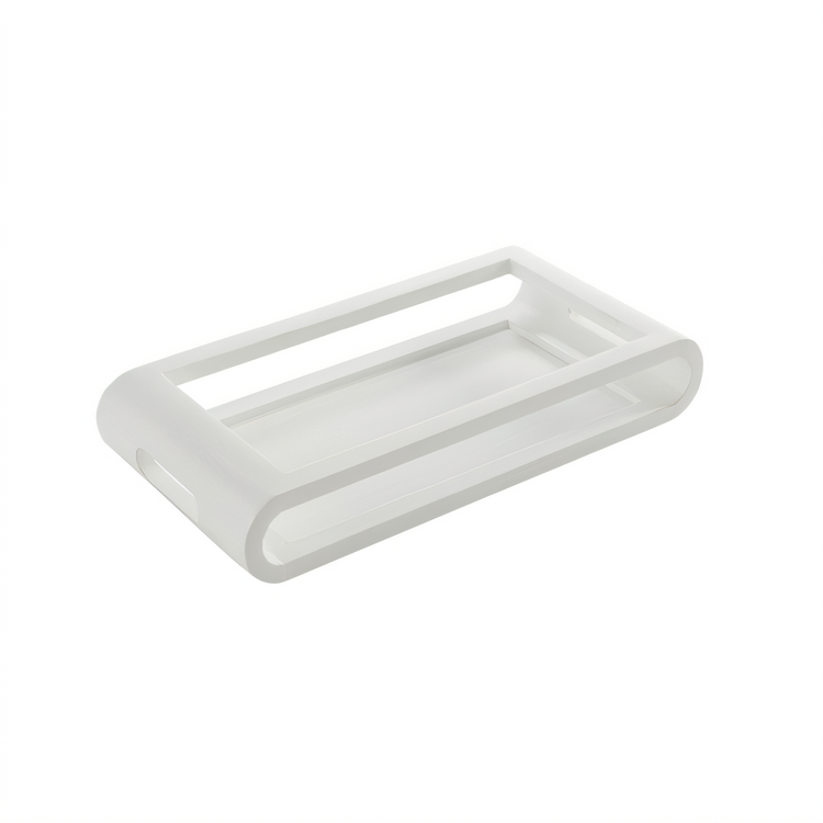 Product image #1 for American Metalcraft 17-1/4-Inch White Rectangular Wood Serving Tray