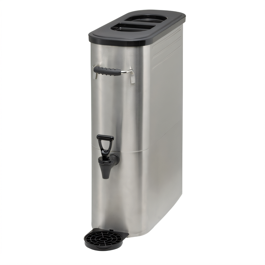 Product image #1 for Winco 3-Gallon Stainless Steel Tower Iced Tea Dispenser with One Valve
