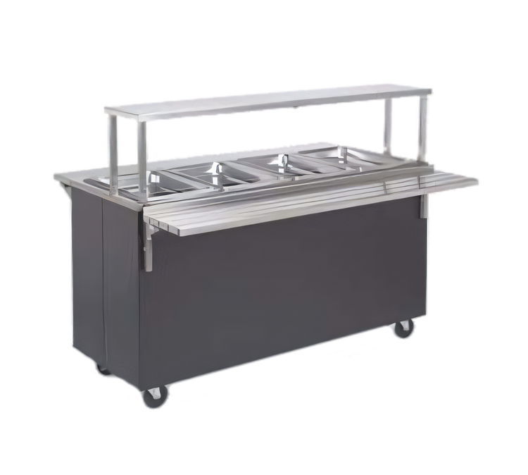 Product image #1 for Vollrath 2-Series Affordable Portable 46-Inch Solid Stainless Steel Food Bar Tray Slide