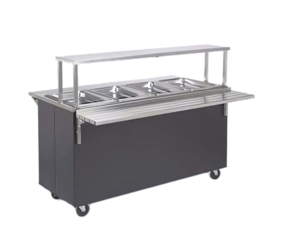 Product image #1 for Vollrath 2-Series Affordable Portable 46-Inch Solid Stainless Steel Food Bar Tray Slide