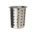 Thumbnail image #1 for Stainless Steel Silverware Cylinder, 4-3/8 Inch W x 5-5/8 Inch H