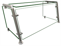 Hatco Flav-R-Shield Full-Service Pass-Over Sneeze Guard, 1 Bay, 36 Inch W x 15 Inch D x 17.25 Inch H