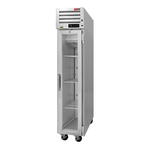 Product image #1 for Turbo Air PRO Series 1-Section Glass Door Reach-In Refrigerator, 13.34 Cu. Ft., Top-Mounted Self-Contained Refrigeration