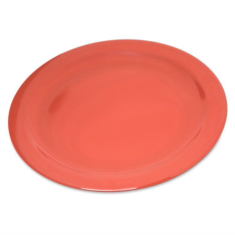 Product image #1 for Dallas Ware 10.2-Inch Round Melamine Dinner Plate, Sunset Orange