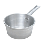 Thumbnail image #1 for Town Equipment 35400/DZ 1-Quart Aluminum Saucepan, 6-Inch Diameter, Riveted Steel Handle