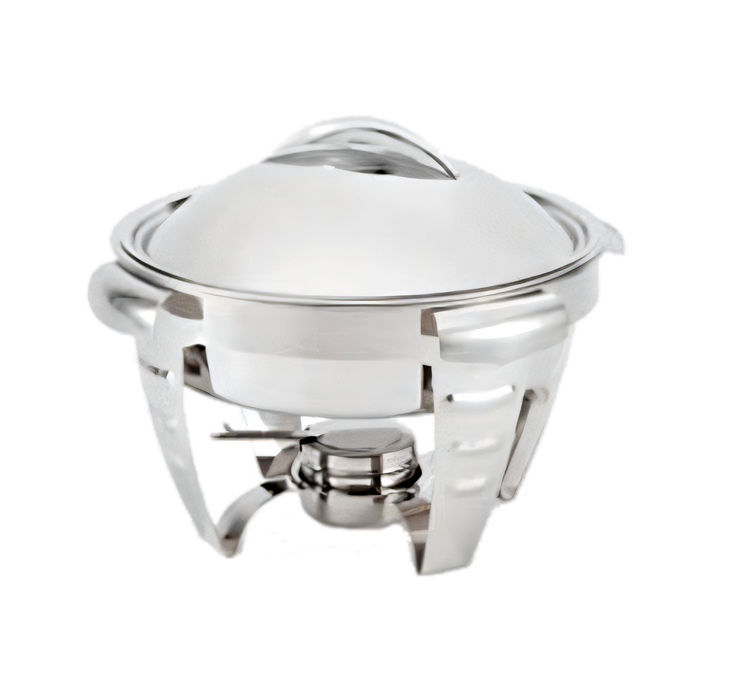 Product image #1 for Vollrath Maximillian Steel™ Round Chafer Set, 4-Liter Mirror-Finish Stainless Steel