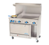 Thumbnail image #1 for Comstock-Castle 48-Inch Commercial Gas Range with 2 Star Burners, 36-Inch Griddle, Extra-Wide Oven, and Storage Cabinet