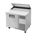 Thumbnail image #1 for True TPP-AT-44-HC 44-3/4-Inch Pizza Prep Table with 1 Door, 6-Pan Top, and 19-1/2-Inch Cutting Board