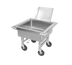 Thumbnail image #1 for Advance Tabco Special Value Portable Utensil Cleaner & Soak Sink with Casters, 22 x 22 x 8-Inch Compartment