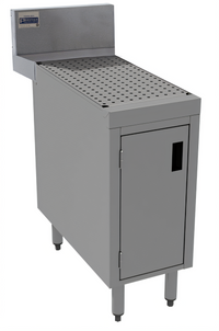 Advance Tabco Prestige Stainless Steel Underbar Drainboard Cabinet, 12