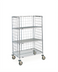 Thumbnail image #1 for Metro Super Erecta Heavy-Duty Slanted Shelf Cart and Truck, 48 x 24 x 62 Inches, 3 Shelves