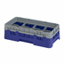 Thumbnail image #2 for Cambro Camrack Half-Size 8-Compartment Glass Rack with Soft Gray Extender