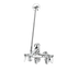 Thumbnail image #1 for T&S Brass B-0667-POLM Adjustable Wall-Mount Service Sink Faucet with Vacuum Breaker Nozzle and Pail Hook