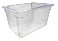 Omcan USA Rectangular Stackable Clear Polycarbonate Food Storage Container, 18 x 26 x 15 Inch