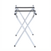 Thumbnail image #1 for Winco Tray Stand with Bar, 31-Inch, Chrome Plated Steel