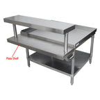 Thumbnail image #1 for BK Resources EQ-PS24 Adjustable Stainless Steel Plate Shelf for EQ-WS24 Work Shelf