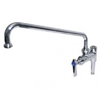 Thumbnail image #1 for Serv-Ware AF12-CWP 12-Inch Pre-Rinse Add-On Faucet with Swing Spout, 3/8-Inch NPT Male Inlet and Female Outlet