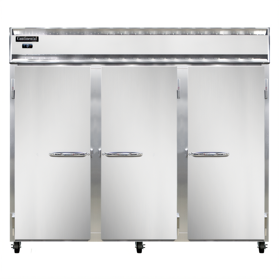 Product image #1 for Continental Refrigerator 3FEN Three-Section Extra-Wide Reach-In Freezer