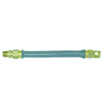 Thumbnail image #1 for Dormont Manufacturing W50BP48 Hi-PSI Water Connector Hose, 1/2" x 48", Stainless Steel Braid, Gray Antimicrobial PVC, Brass Fittings