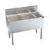 Thumbnail image #1 for Krowne Royal Series 38-Inch Underbar Speed Multi Station with 10-Circuit Cold Plate, Left Ice Bin, and Bottle Well