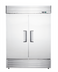 Thumbnail image #1 for Excellence Commercial Products DSS-42F Two-Section Reach-In Freezer with Solid Doors, 42.4 Cu. Ft., Bottom-Mount Self-Contained Refrigeration