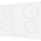Thumbnail image #1 for Summit Commercial SINC4B302W 30-Inch 4-Burner Drop-In Induction Cooktop, White, Digital Touch Controls, 208-240V