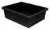 Thumbnail image #1 for Quantum 17 x 21-1/2 x 7 Inch Black Recycled Polypropylene Ribbed Bottom Bus Tub